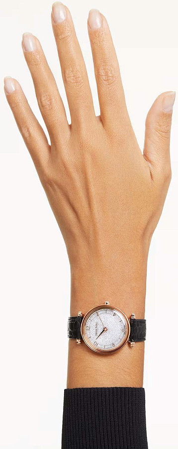 Часы Swarovski Crystalline Wonder 5653359 — кварцевые, металл сталь