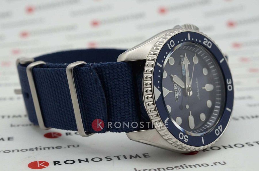 Часы Seiko 5 Sports SRPD51K2 — синий, сталь металл