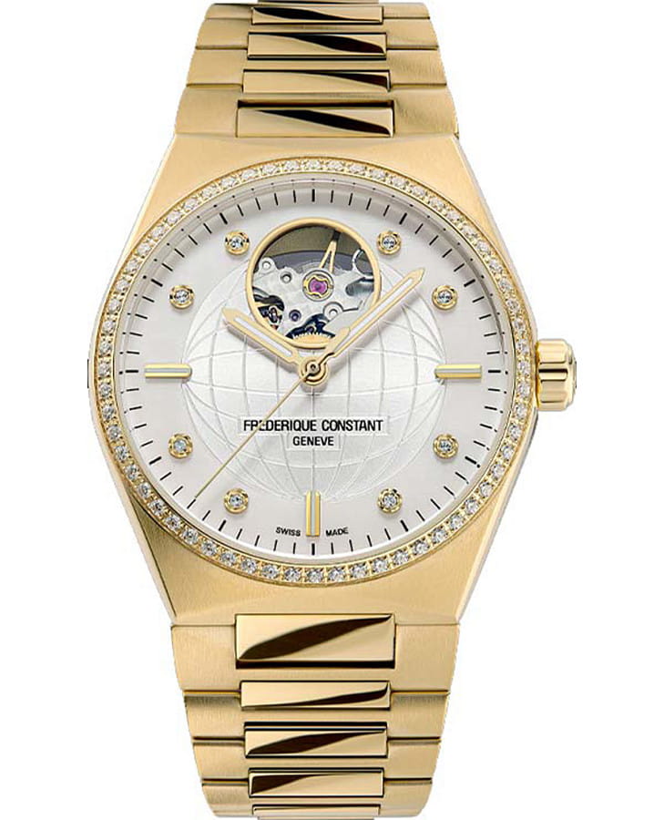 Часы Frederique Constant Highlife FC-310MPWD2NHD5B — женские, серебристый