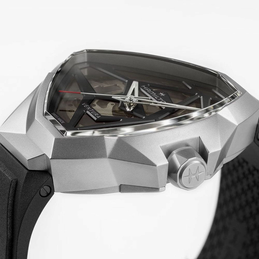 Часы Hamilton Ventura Edge Skeleton H24635330 — сталь металл, Швейцария