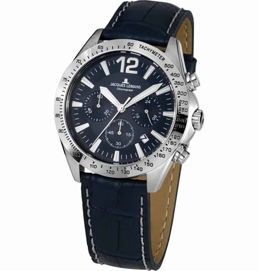 Часы Jacques Lemans 42-5B — мужские, синий