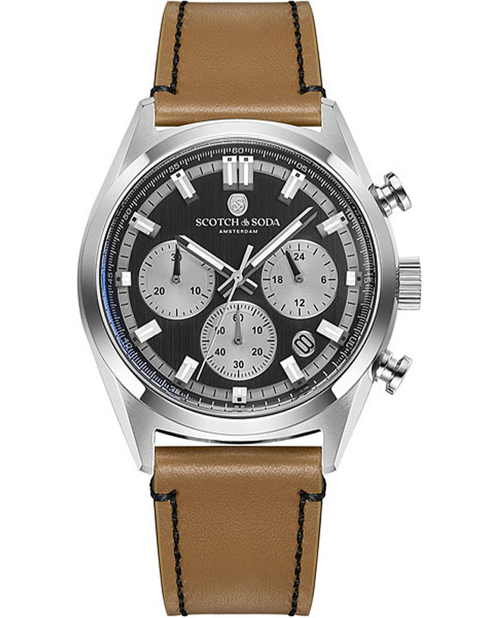 Часы Scotch&Soda SSM.107B — мужские, черный