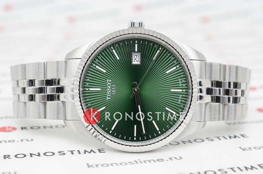 Часы Tissot Ballade 40mm T156.410.11.091.00 — кварцевые, сталь металл