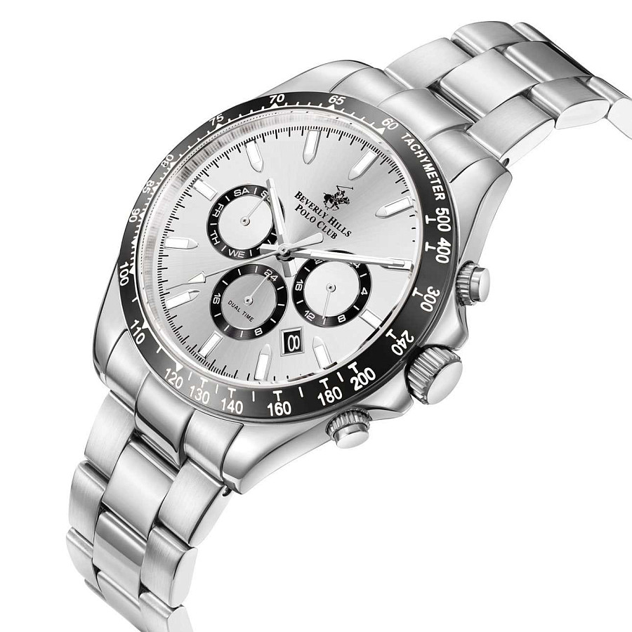 Часы Beverly Hills Polo Club BP3127X.331 — кварцевые, металл сталь