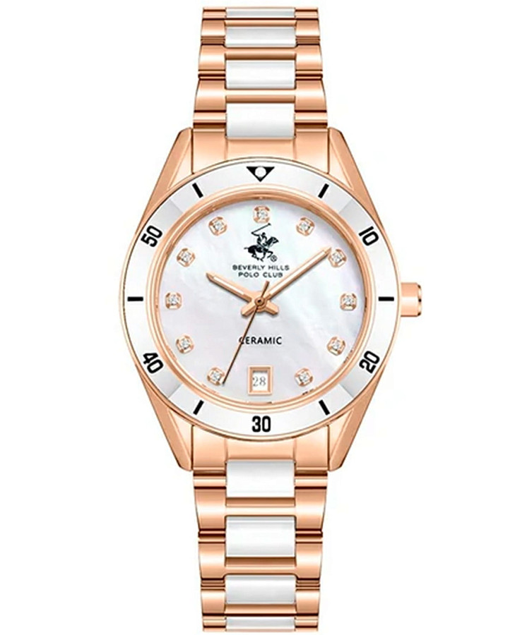 Часы Beverly Hills Polo Club BP3829X.420 — женские, перламутровый