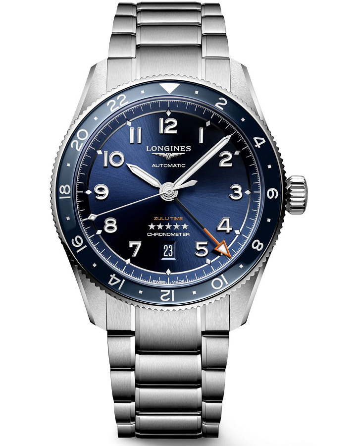 Часы Longines Spirit L3.812.4.93.6 — мужские, синий