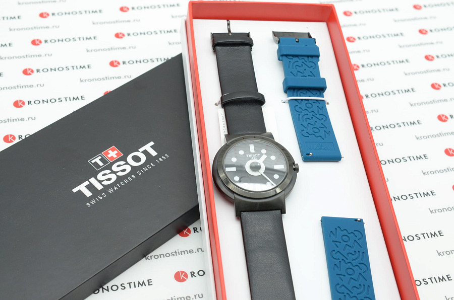 Часы Tissot Heritage Memphis Gent T134.410.37.051.00 — кожаный, черный