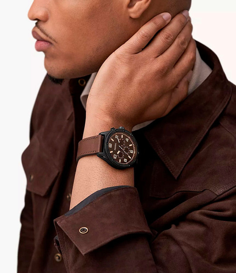 Часы Fossil Brox BQ2802 — кожаный, мужские
