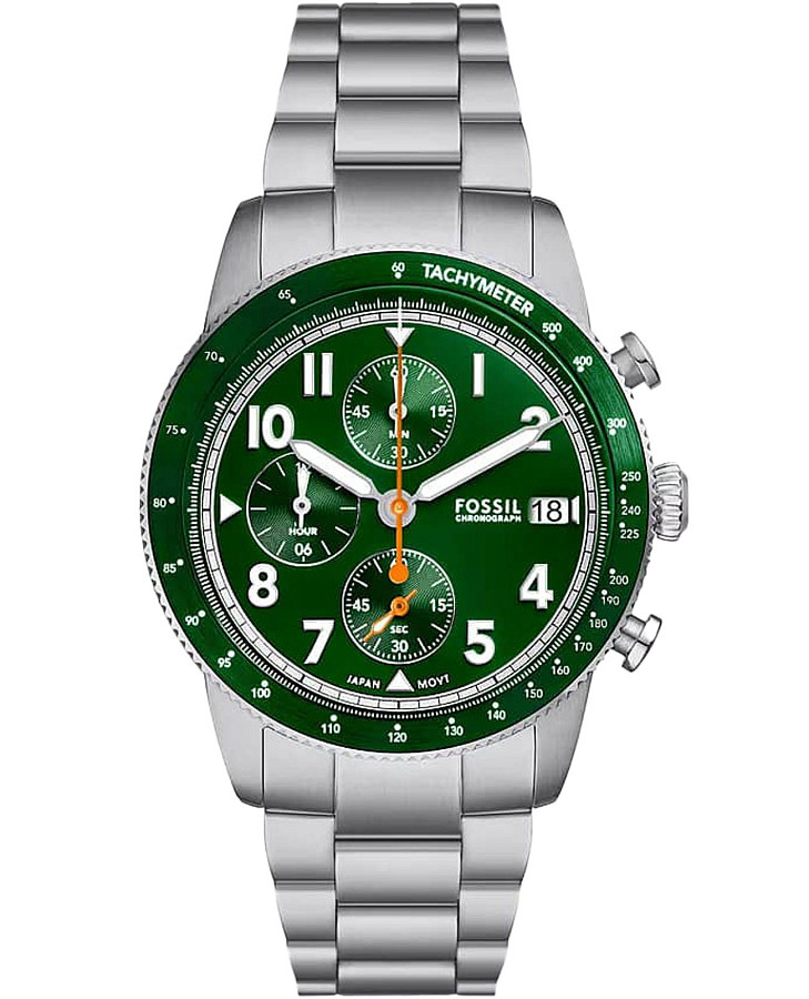 Часы Fossil Sport Tourer FS6048 — мужские, черный