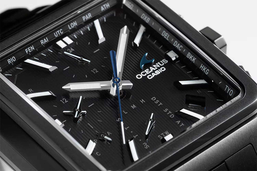 Часы Casio Oceanus OCW-T5000B-1A — черный, титан