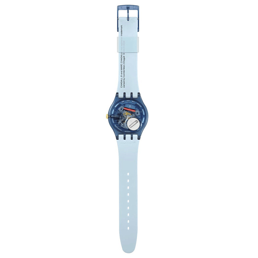 Часы Swatch New Gent SUOZ365 — силикон, мужские