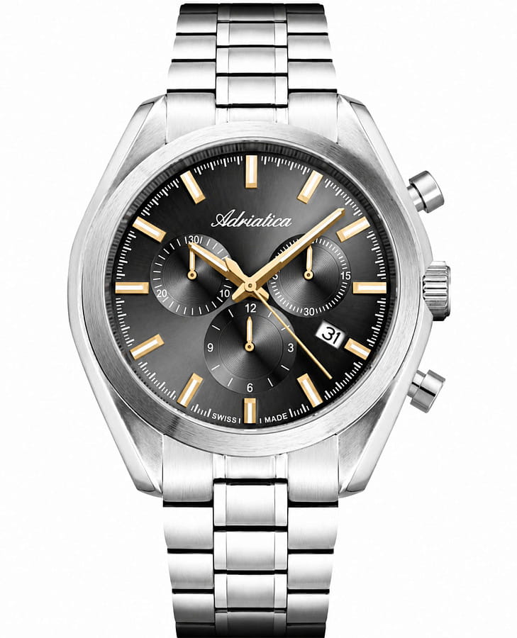 Часы Adriatica A8350.51G6CH — мужские, черный