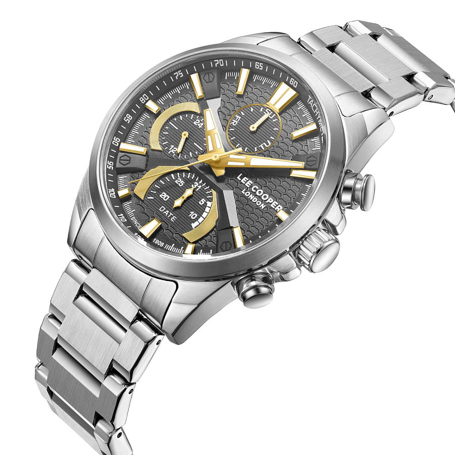 Часы Lee Cooper LC08166.360 — кварцевые, металл сталь