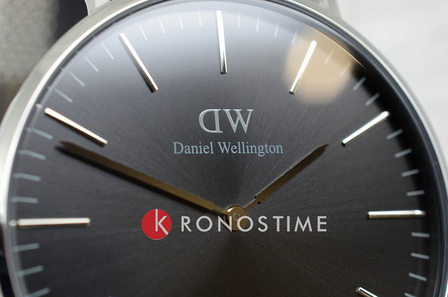 Часы Daniel Wellington Classic Mesh Onyx DW00100629 — нержавеющая сталь, мужские