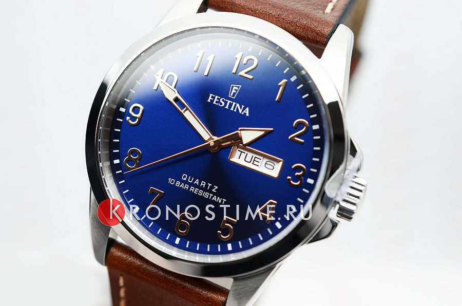 Часы Festina Classics F20358/B — металл сталь, Испания