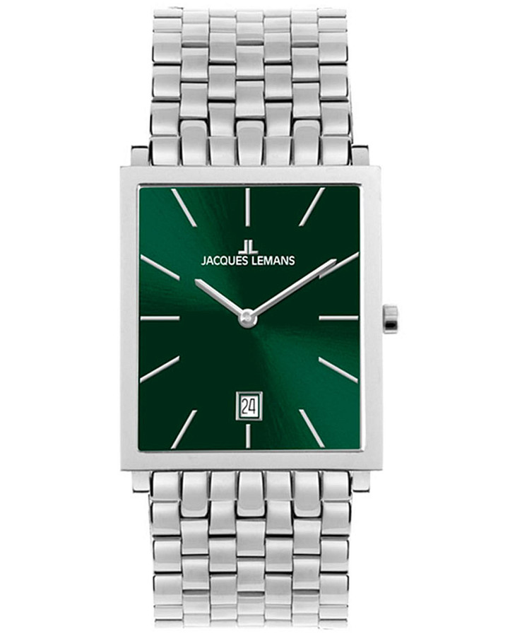 Часы Jacques Lemans 1-2173i — мужские, зеленый