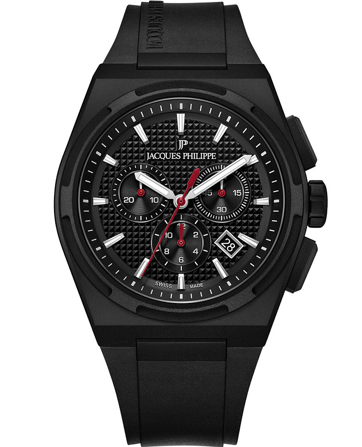 Часы Jacques Philippe Aurora JPQGC414411 — мужские, черный