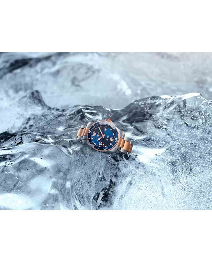 Часы Longines HydroConquest L3.781.3.98.7 — мужские, двухцветный