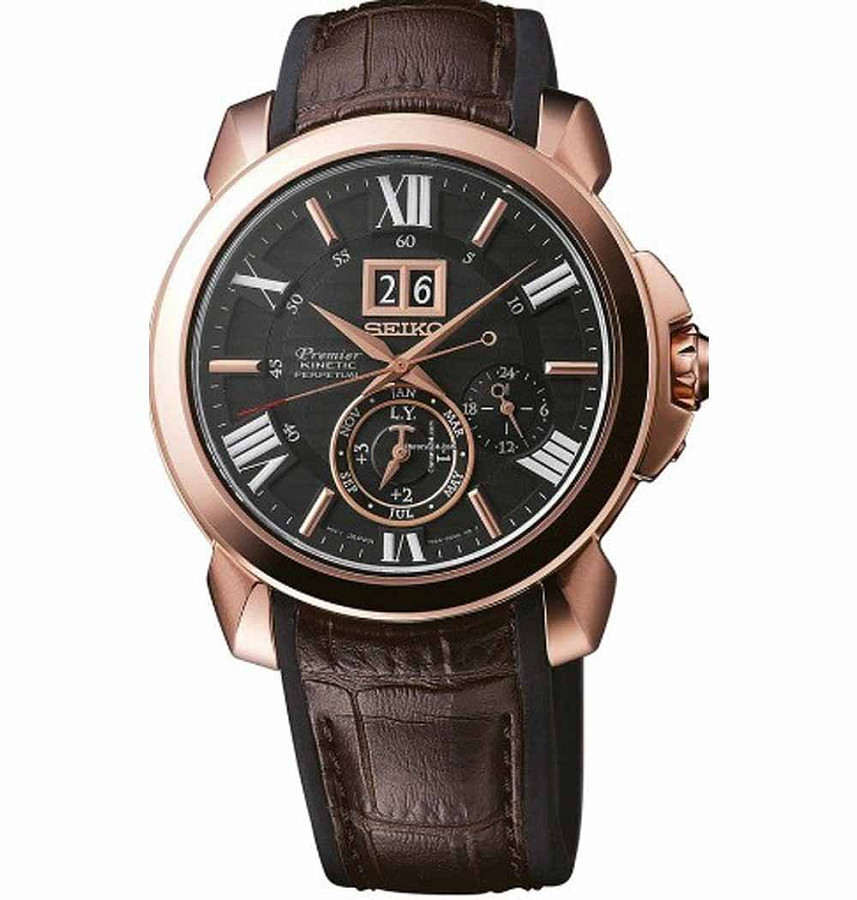 Часы Seiko SNP146P1 — мужские, черный