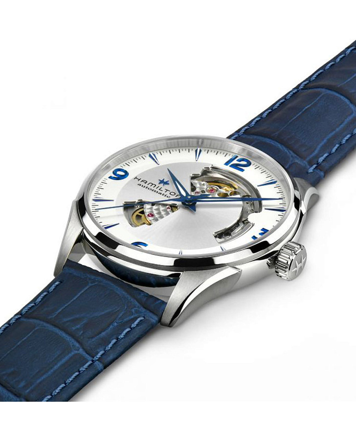 Часы Hamilton Jazzmaster Open Heart Auto H32705651 — механические, сталь металл