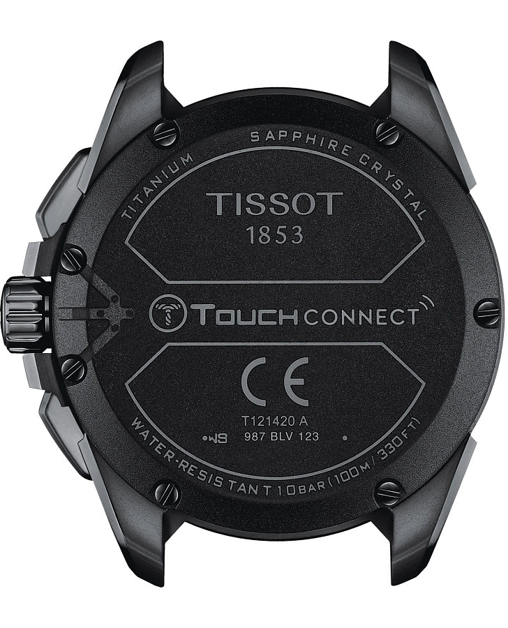 Часы Tissot T-Touch Connect Solar T121.420.47.051.04 — керамика металл титан, Швейцария