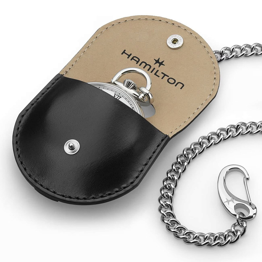 Часы Hamilton American Classic Lancaster Special Exclusive Pocket Watch H89819120 — нержавеющая сталь, мужские