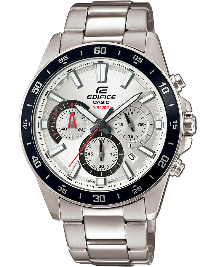 Часы Casio Edifice EFV-570D-7AVUDF (EFV-570D-7A) — мужские, белый