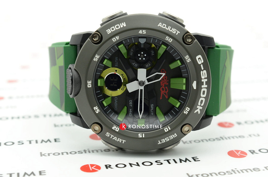 Часы Casio G-Shock x Gorillaz GA-2000GZ-3A — пластик, мужские