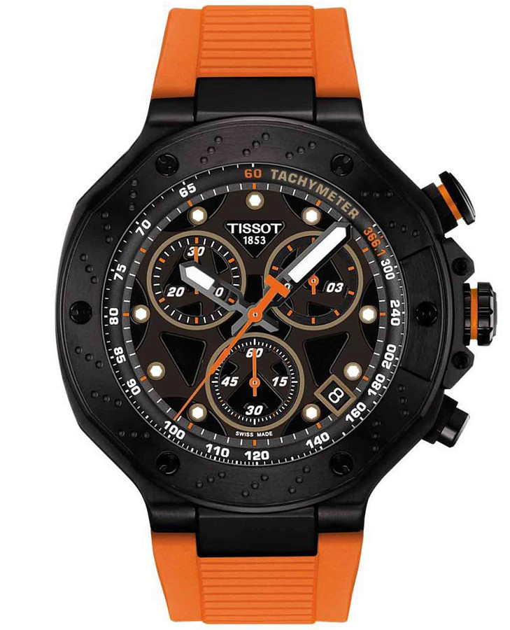 Часы Tissot T-Race MotoGP Quartz Chronograph T141.417.37.051.02 — мужские, черный