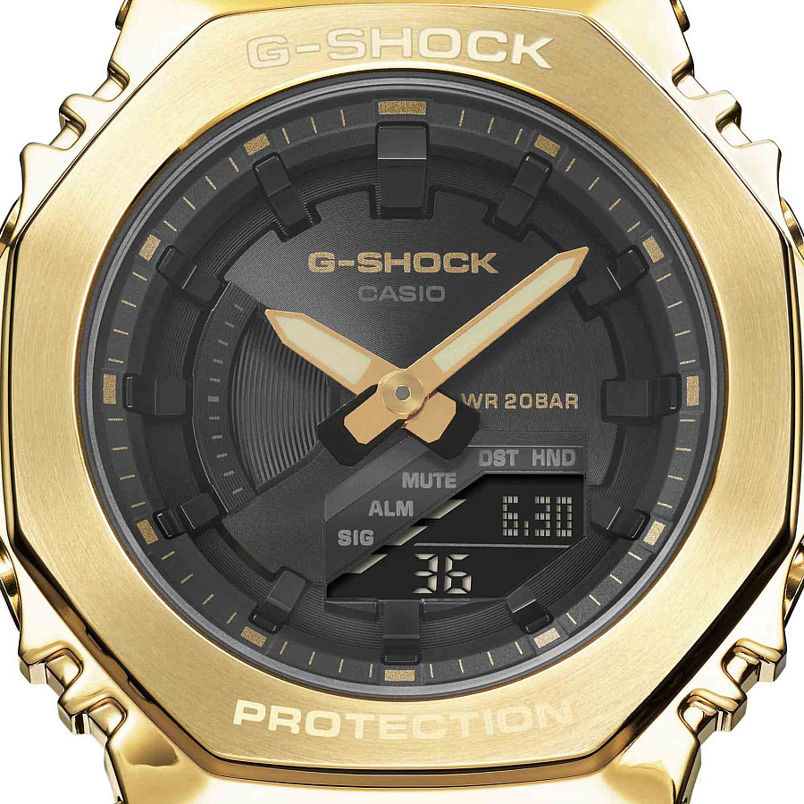 Часы Casio G-Shock GM-S2100GB-1ADR (GM-S2100GB-1A) — мужские, черный