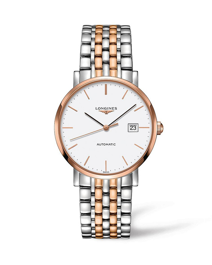 Часы Longines Elegant Collection L4.910.5.12.7 — золото сталь, Швейцария
