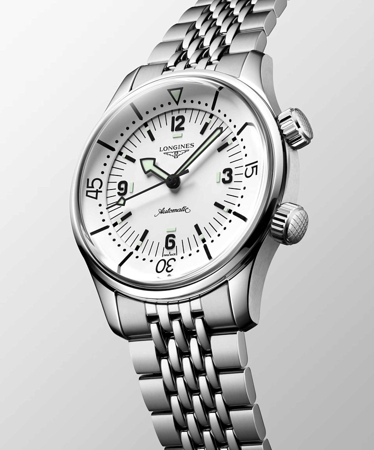 Часы Longines Legend Diver L3.764.4.16.6 — нержавеющая сталь, мужские