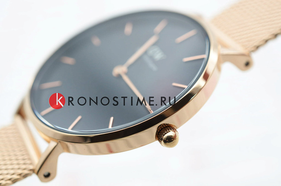 Часы Daniel Wellington Petite Melrose DW00100161 — женские, сталь c pvd покрытием