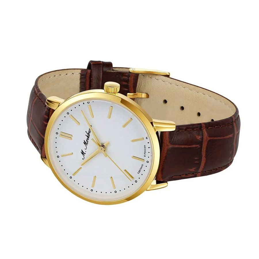 Часы Михаил Москвин Classic 6017L-5 — кварцевые, сталь металл