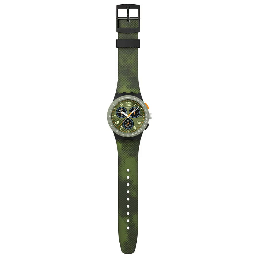 Часы Swatch Midday Camo SUSB423 — пластик, Швейцария