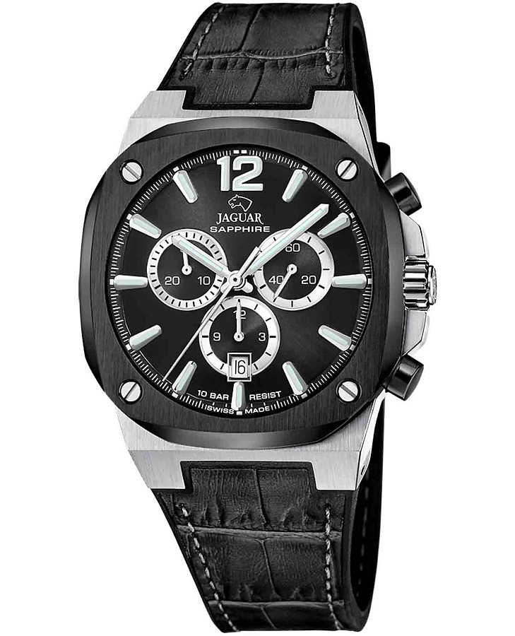 Часы Jaguar Rond Carre J1026/4 — мужские, черный