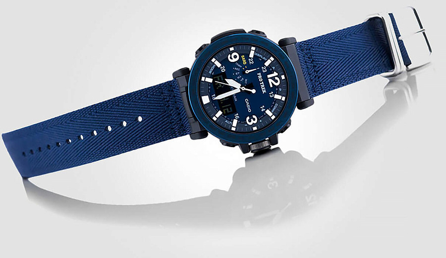Часы Casio Pro Trek PRG-600YB-2 — тканевый, мужские