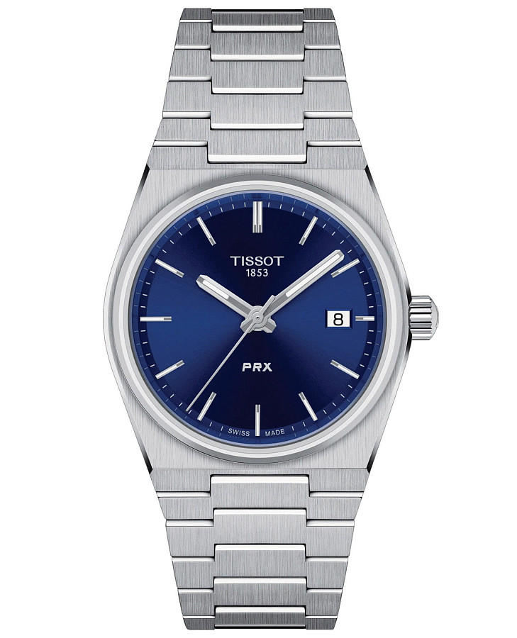 Часы Tissot PRX 35 mm T137.210.11.041.00 — женские, синий