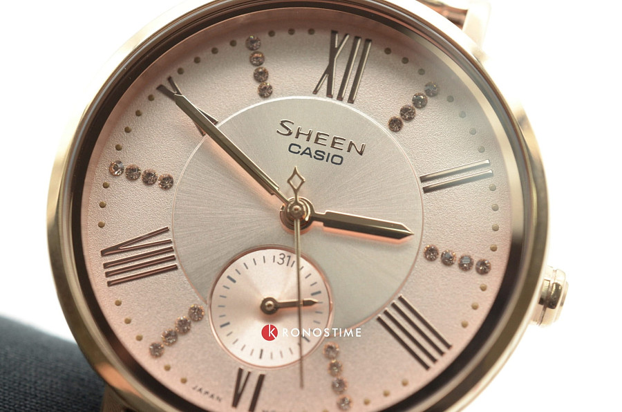 Часы Casio Sheen SHE-3066PG-4AUEF — сталь металл, Япония