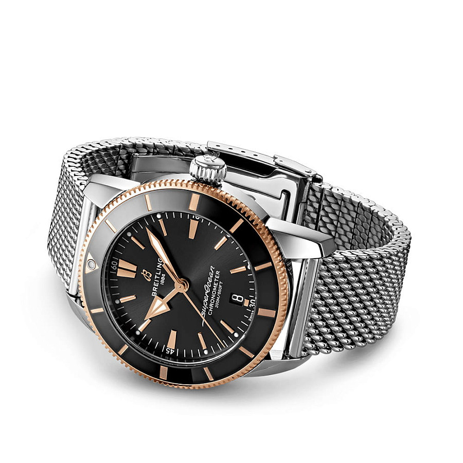 Часы Breitling Superocean Heritage B20 Automatic 44 UB2030121B1A1 — сталь металл золото, Швейцария