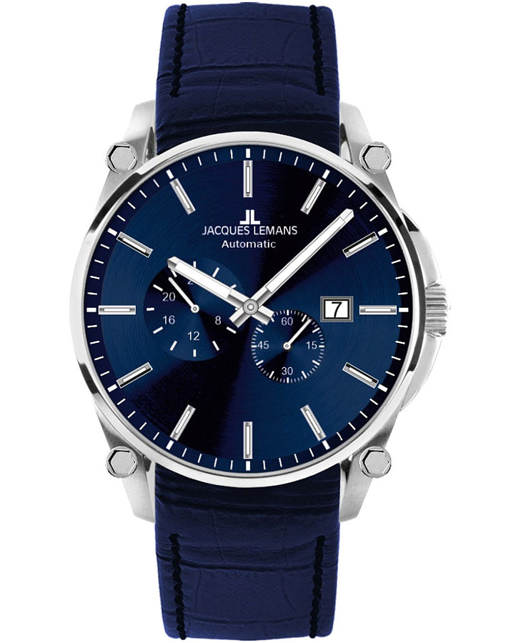 Часы Jacques Lemans Derby 1-2200B — мужские, синий