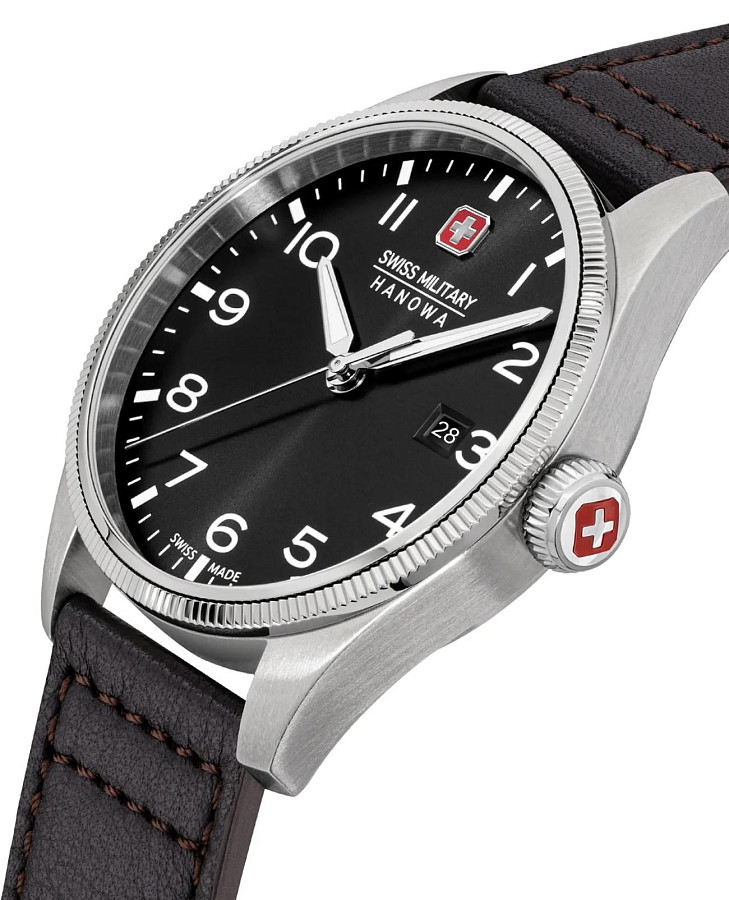 Часы Swiss Military Hanowa Thunderbolt SMWGB0000804 — кварцевые, сталь металл