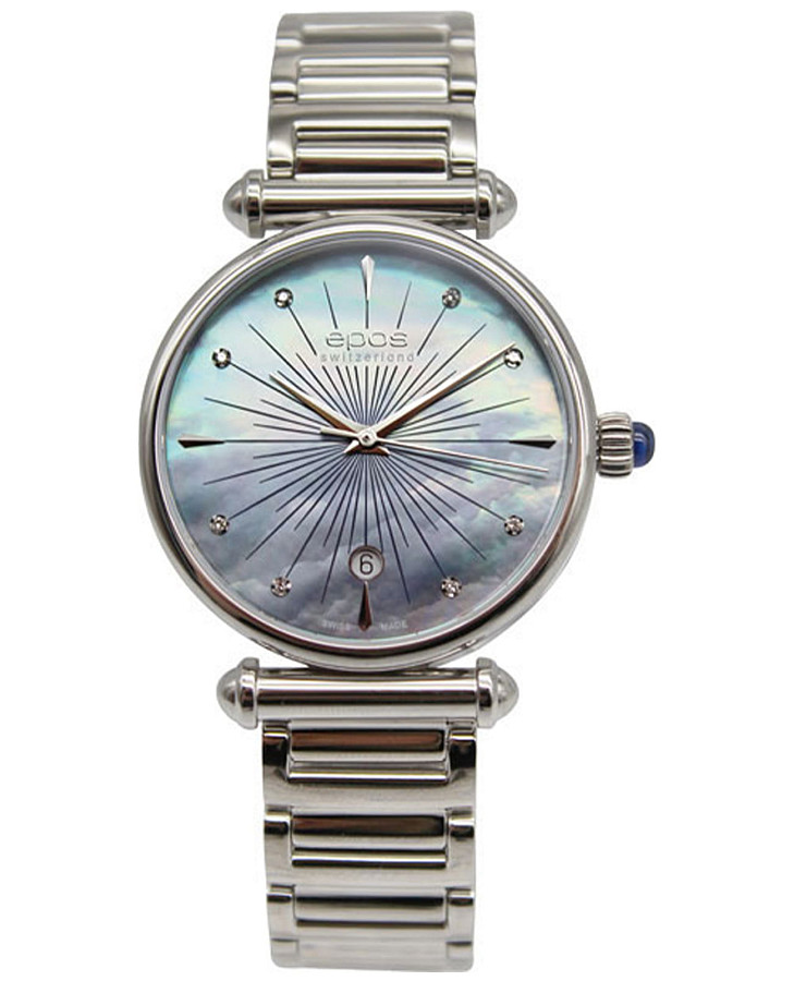 Часы Epos Quartz 8000.700.20.96.30 — женские, перламутровый