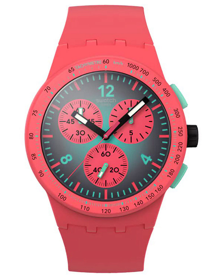 Часы Swatch Essentials SUSP100 — мужские, зеленый