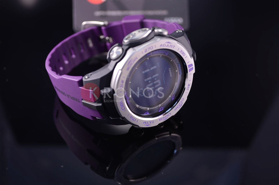 Часы Casio Pro Trek PRW-3100-6E — электронные, алюминий