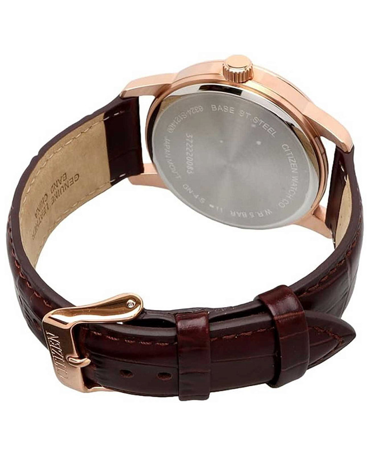 Часы Citizen Basic Moonphase AK5003-05A — кожаный, мужские