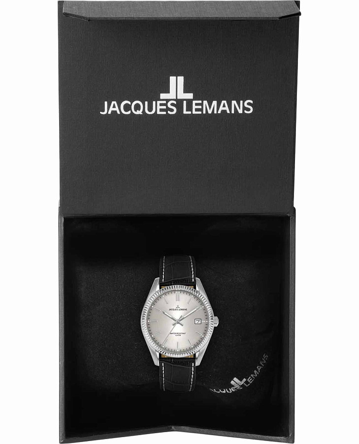 Часы Jacques Lemans Derby 50-4Q — кварцевые, сталь