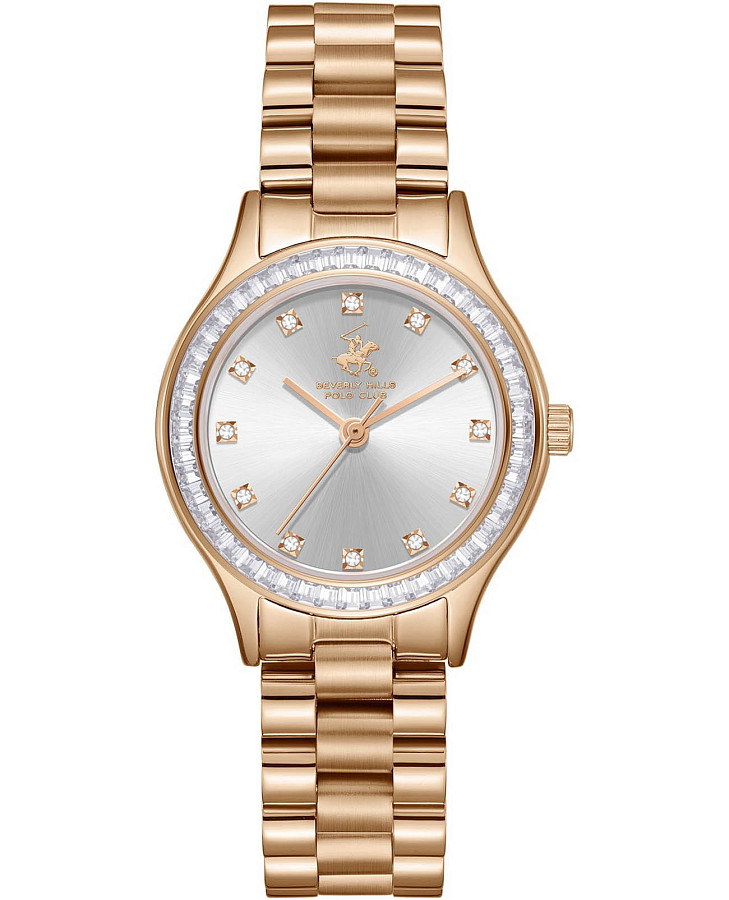 Часы Beverly Hills Polo Club BP3639C.430 — женские, серебристый