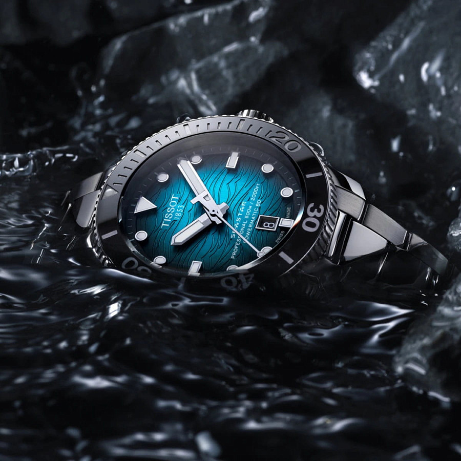Часы Tissot Seastar 2000 Professional Powermatic 80 T120.607.11.041.00 — механические, Швейцария, мужские