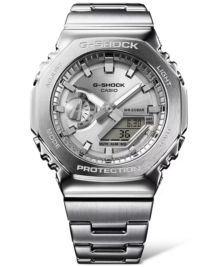 Часы Casio G-Shock GM-2110D-7A — электронные, сталь металл